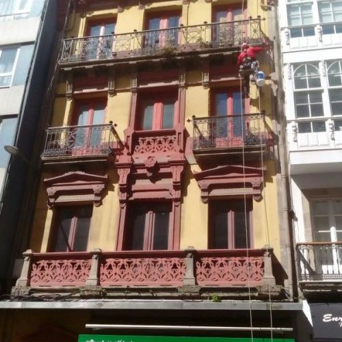 Restauración de mensulas de piedra