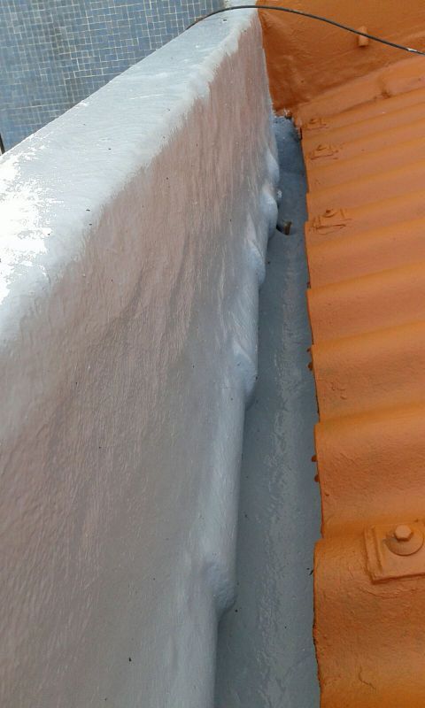 Imagen de cubierta y canalón restaurados