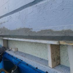 Imagen de cornisa con Sika Monotop 612 aplicada