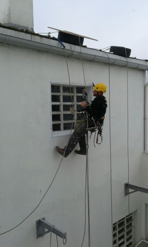 Instalación de red anti aves